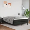 Madrac s džepičastim oprugama srednje tvrdoće crni 120x200x20 cm umjetne kože