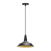 Aigostar - Luster na sajli 1xE27/60W/230V, crne boje