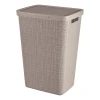 Sivorjav plastičen koš za perilo 58 l Jute – Curver