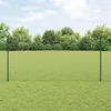 vidaXL evropska ograja s 5 U stebri zelena 1.2x10 m jeklo