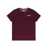 LONSDALE Majica Quin mornarska / bordo / bela