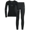 Odlo FUNDAMENTALS PERFORMANCE WARM SET LONG, žensko perilo, črna 196081