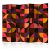 artgeist Paravan Geometric Mosaic I, 5-Delni, Dvostranski