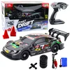RC Drift Car Dirkalni avto Črn karbon 30km/h 1:16