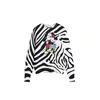 Desigual Pulover mešane barve / bela