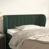 Vidaxl vidaXL Vzglavje s krilci temno zeleno 103x23x78/88 cm žamet