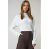 Trend Alacati Stili Ženska bluza Alc-X14674, Krem