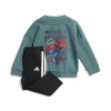 Adidas Komplet trenerka za dečake I Mrvl Sm Jog, JL9179, Zeleno-crna