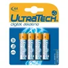 Ultratech Digital AA baterije, komplet 4 kosi