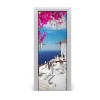 tulup.si Tapete na vratih Santorini, grčija 85x205 cm