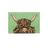 Artsy Doormats Krpa Highland Cow Door