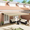 Povlačivi tende Šareni 500 × 300 cm Poliester i aluminij