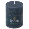 shumee Rustikalna stebrna sveča Spaas 70/95 mm 35h, temno modra