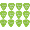 Fender Glow In The Dark 351 Picks 12 Pack