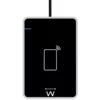 EWENT Čitalec pametnih in osebnih kartic, USB 2.0, NFC brezkontaktni, črn, EW1053