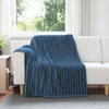 Vidaxl Obloge 6 pcs Temno modra 200 x 150 cm Flis