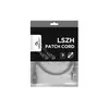 Gembird Mrežni kabl PP6A-LSZHCU-1M, SFTP, CAT.6A, Bakarni, LSZH, 1m