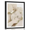 Plakat s paspartujem speči angel - 30x45 no frame