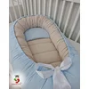 Bubamara037 Gnezdo za bebe, Bež-plavo