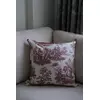 Aberto Design Dekorativna jastučnica BST060, 45 x 45 cm, Bordo-bela