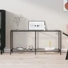 Konzolni stol prozirni 160 x 35 x 75,5 cm od kaljenog stakla