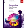 PERCUSSION EXAM PIECES & STUDIES GRADE 2 FROM 2020