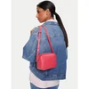 Tommy Jeans Ročna torba Tjw Must Aop Camera Bag AW0AW17865 Bordo rdeča
