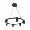 Luster na sajli PARIS 6xGU10/12W/230V crni