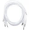 Erica Synths Braided eurorack patch cable 90cm (5pcs, white) 0,9 m Ravni - Ravni Patch kabel