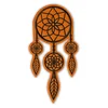 shumee Velik lovilec sanj - oranžen - prišit - vezen našitek/značka/emblem