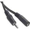 GEMBIRD Audio kabl 3.5mm/3.5mm, M/F 1,5 m 3,5mm crni