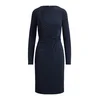 LAUREN RALPH LAUREN Pletena obleka 200P14033001 Mornarsko modra Slim Fit