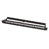Logilink 19 patch panel 1u, 24, prazan, shielded, sa nosačem kabla I uzemljenjem ( 6602 )