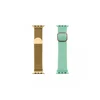 JUST IN CASE Set dve narukviceza Apple Watch, 38-41mm, Zlatna i tirkizna