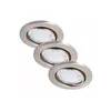 Briloner 7221-032 - SET 3x LED kupatilsko svetlo 1xGU10/3W/230V mat hrom