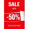 Plakat 30x40 cm RAZPRODAJA do -50% oglaševalski banner za trgovino