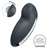 Satisfyer Tap & Climax 2 - 2v1 klitoralni stimulator in vibrator (siva)