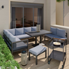 Bessagi Garden Lounge garnitura Pergolina (krak: 194/245cm), siva