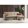 Atelier del Sofa Ugaona garnitura Polya 216x86x130cm Bež