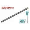 TOTAL SDS plus burgija 6 X 260mm, krstasti vrh