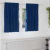 Zavjese za blackout s prstenovima 2 pcs Tamno plava