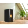 MARELI Kamin na pelet ONYX FULL GLASS 18 (2kW + 16kW) crna