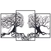 Wallity Zidna dekoracija Love Tree, 116x71cm, Crna