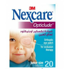 Nexcare Opticlude, obliži za oči za otroke, 20 obližev