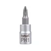 FORTUM nastavki za ključe 1/4 križni, PH 1, D 37 mm 4701811