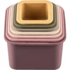 Zopa Silicone Stacking Cups zložljivi lončki Multicolor 6 m+ 7 kos