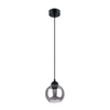 Sollux SL.1141 - Luster na sajli ALINO 1xE27/60W/230V crna