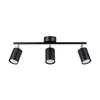 Sollux SL.1128 - Spot svetiljka LEMMI 3xGU10/40W/230V crna