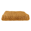 The home deco factory Posteljna pregrinjala CHUNKY Rumena