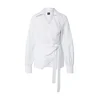 BOSS Bluza Bekania1 pastelno modra/temno siva/bela